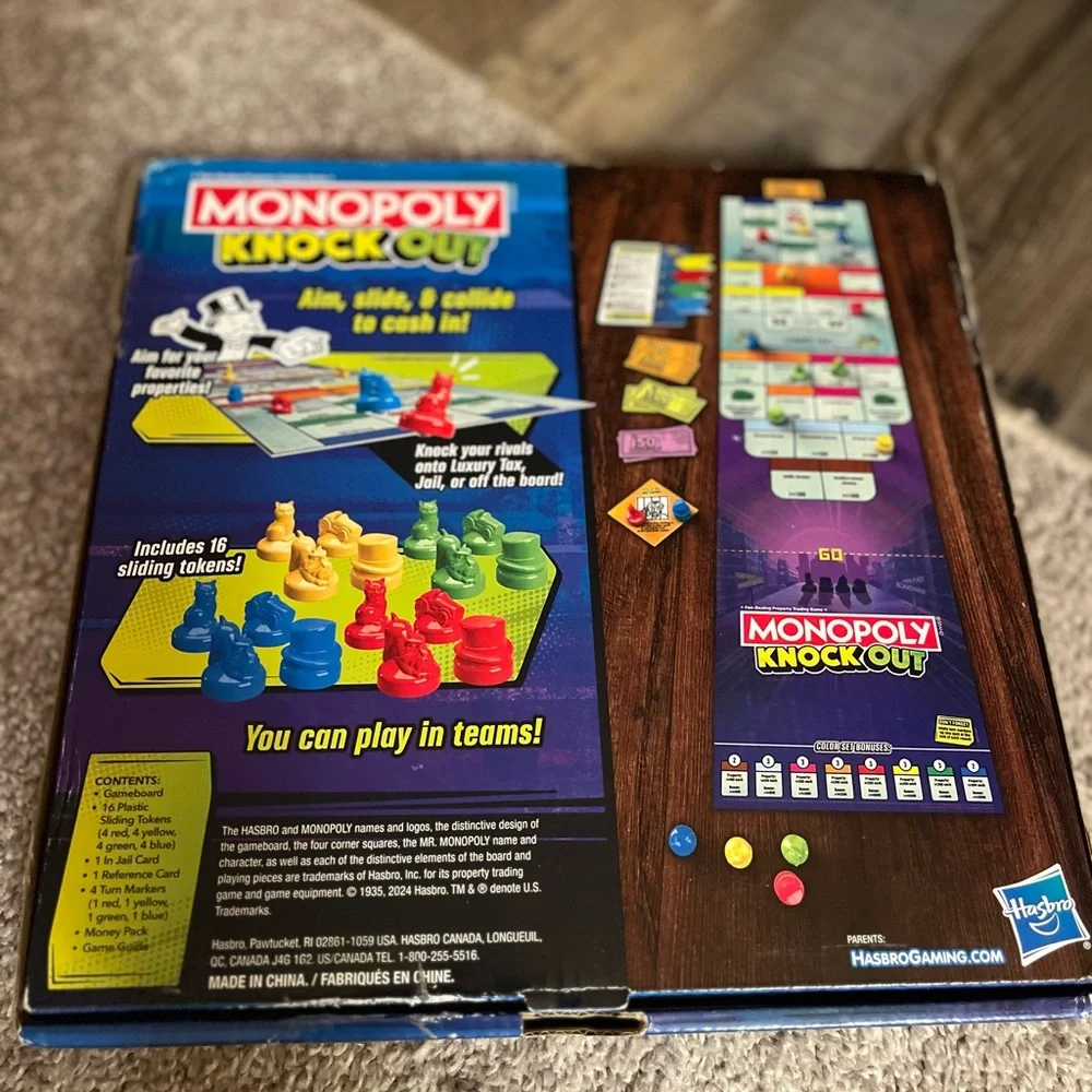Monopoly Knock Out Game by Hasbro
